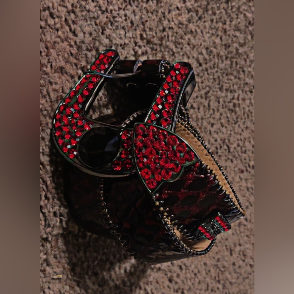 Blood red fish bb belt